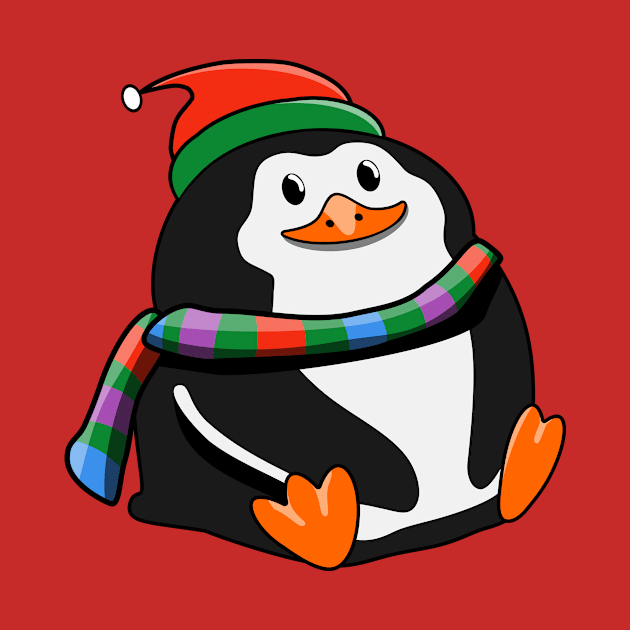 Cute Christmas Penguin by TGprophetdesigns