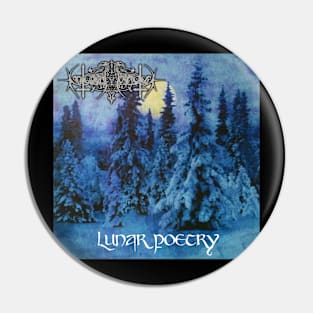 Nokturnal Mortum Lunar Poetry Album Cover Pin