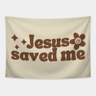 Jesus Saved Me Tapestry