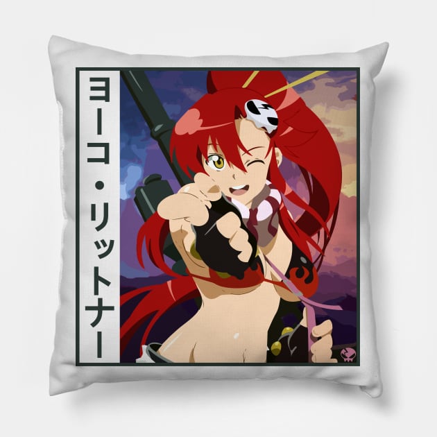 Yoko Littner Pillow by Koburastyle