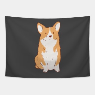 corgi illustration Tapestry