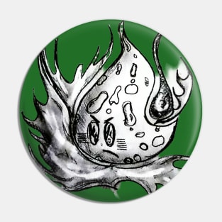 Abstract fun gaming angry fireball monster lava orc goblin Pin