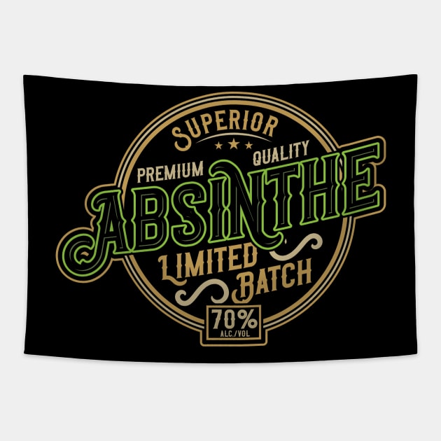 Absinthe Limited Batch Tapestry by Verboten