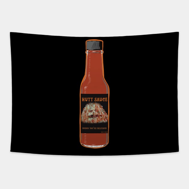 Hutt Sauce (Variant) Tapestry by @johnnehill