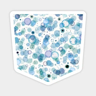 Pocket - Cosmic Bubbles Blue Magnet