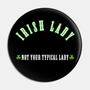 Irish Lady Pin