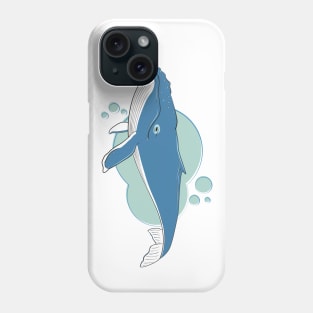 humpback whale Phone Case