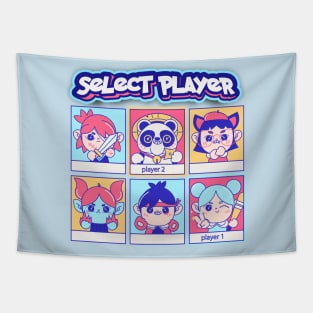 Otaku select player gamer Kawaii character Tapestry