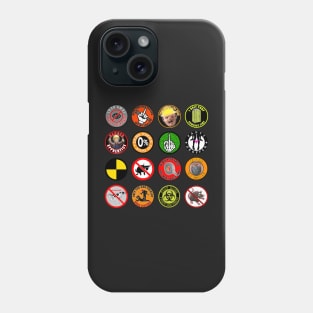 hard hat sticker sheet Phone Case