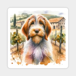 Watercolor Spinone Italiano Puppies - Cute Puppy Magnet