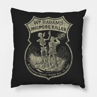 Wm. Radam's Microbe Killer 1887 Pillow