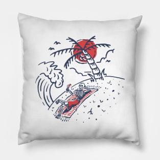 Relax Skeleton Pillow