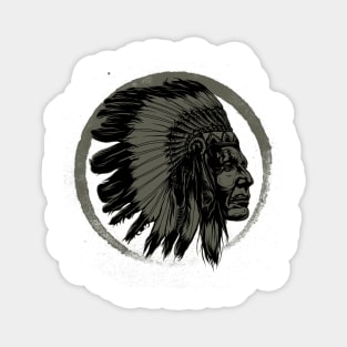 An Indian chief Magnet