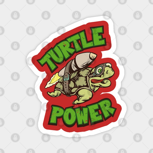 Turtle Power Magnet by keshanDSTR