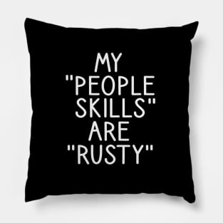 Supernatural Castiel 'People Skills' Pillow