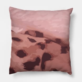 glamorous pink Pillow