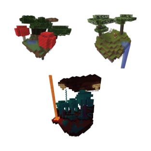 Minecraft Biomes Sticker Pack T-Shirt