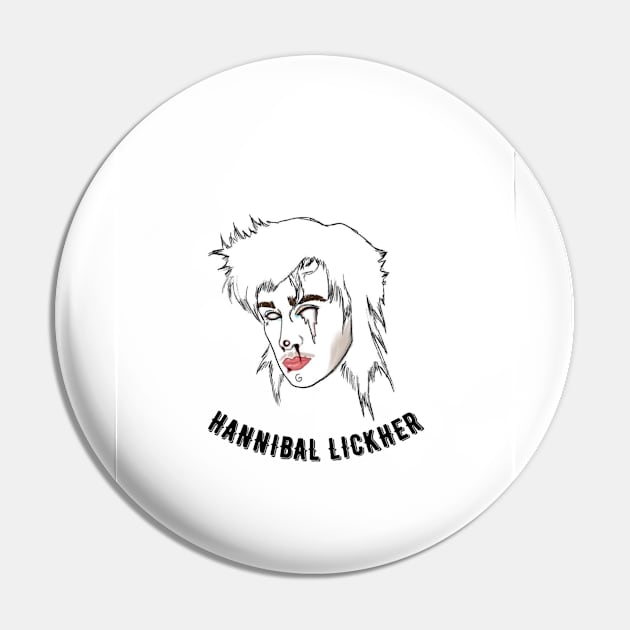 Hannibal Lickher Portrait Pin by Hannibal Lickher