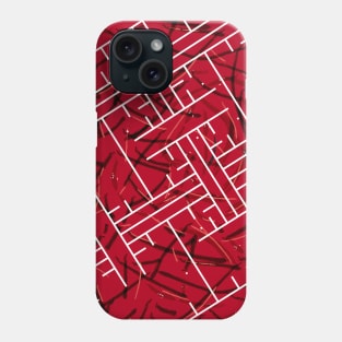 White Maze Fiery Edition Phone Case