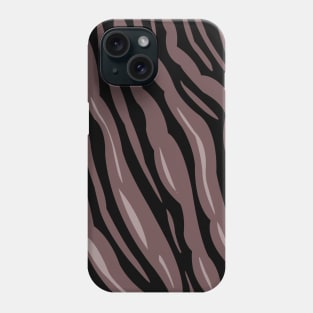 Contemporary Brown Stripe Pattern Phone Case