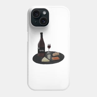 Cheese and Wine Phone Case