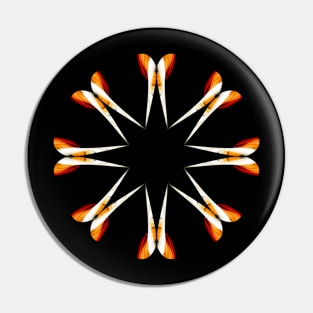 Orange star Pin