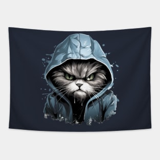 Disgruntled Kitty Tapestry