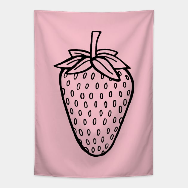 Pocket Strawberry Tapestry by Downtown Rose