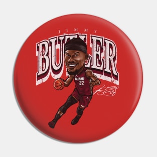 Jimmy Butler Miami Cartoon Pin