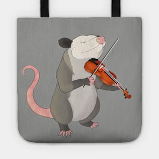 Possum playing the fiddle or violin Tote