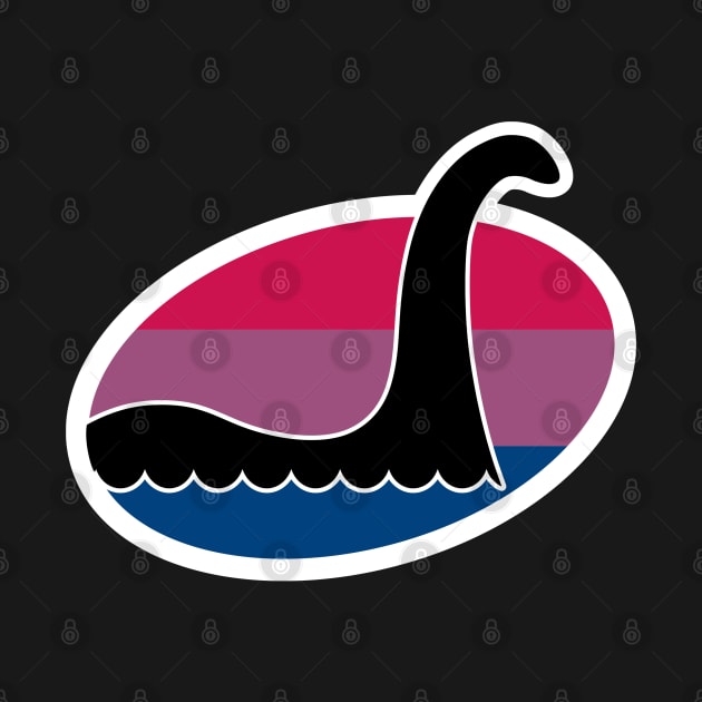 Bisexual Nessie Cryptid Pride by Nerd Trinkets