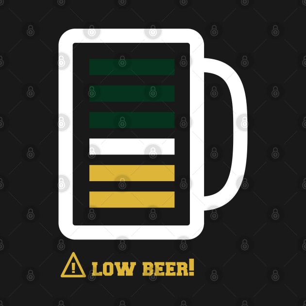 Low Beer Alert Shirt for Beer Lovers St Patricks Day Gift by vo_maria