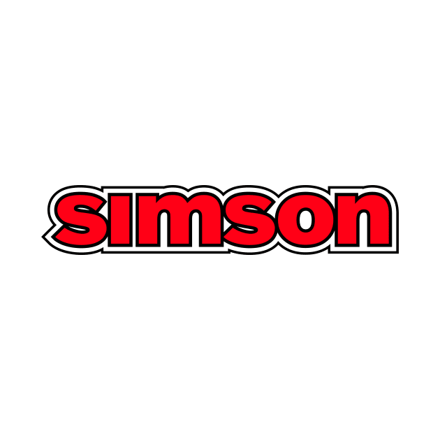 Simson logo (red) by GetThatCar