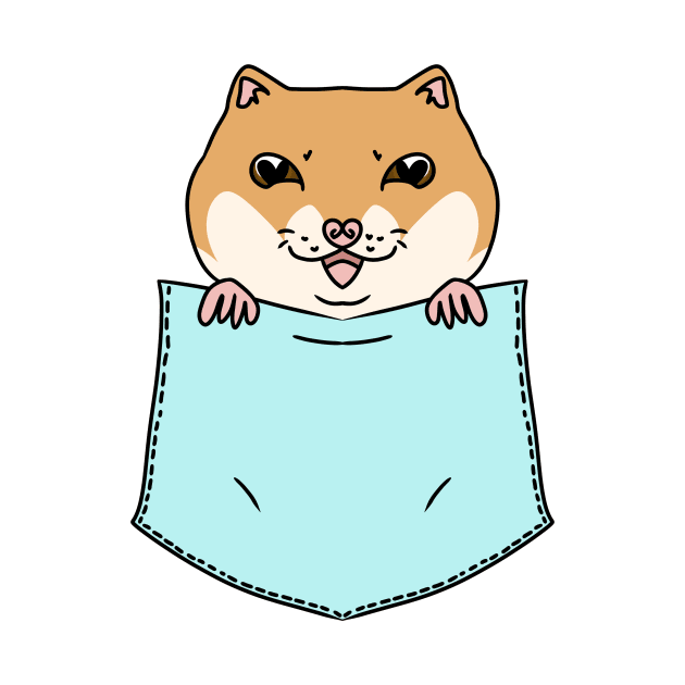 Cute Hamster in the Pocket by HugSomeNettles