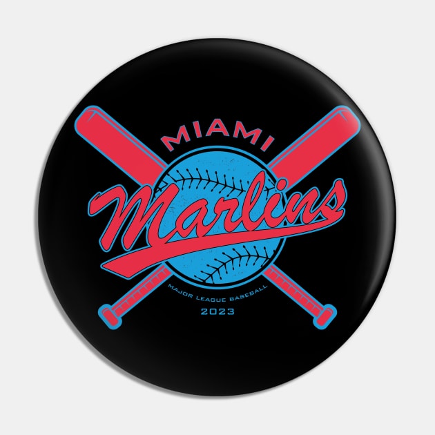 Miami Marlins Logo Pin