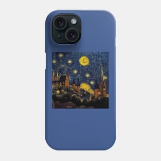 Starry Night Wizarding School Van Gogh Phone Case