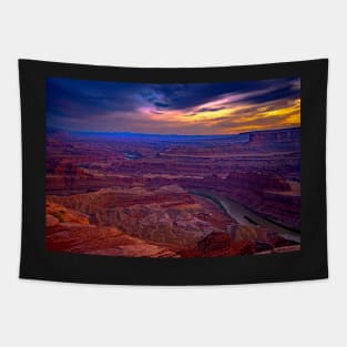 Dramatic Skies over Dead Horse Point Tapestry