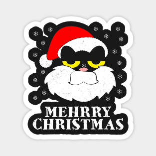 Mehrry Christmas Cat Snowflake Magnet