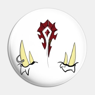 orc fangs for the horde Pin