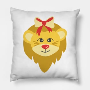 Cute Christmas Lion Pillow