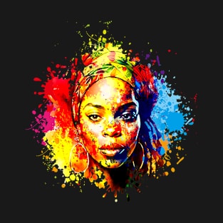 African woman watercolor T-Shirt