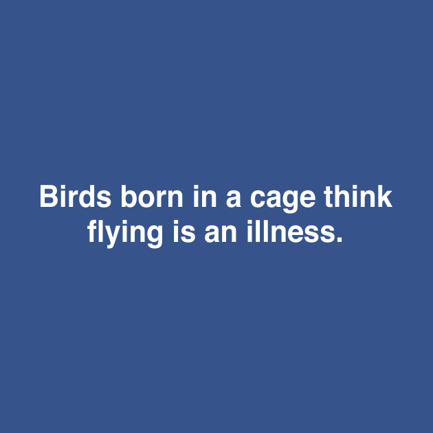 Birds Born in a Cage by TheCosmicTradingPost