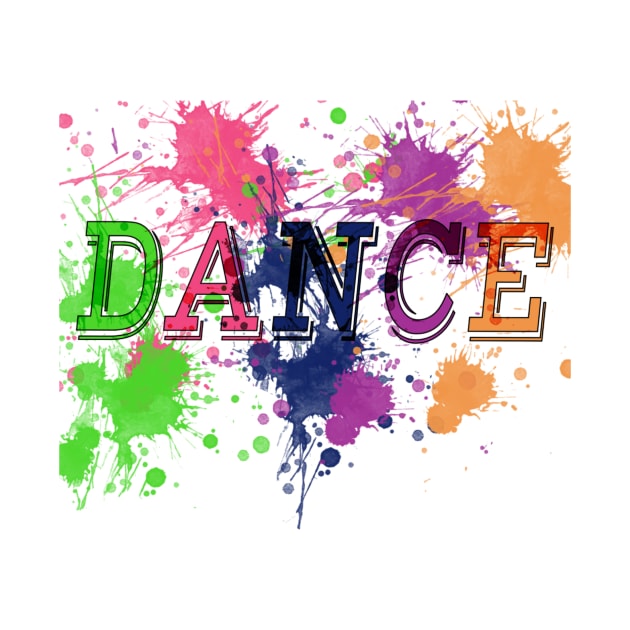 colorful dance design by Dancespread