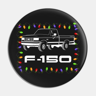 1987-1991 F150 Christmas, white print Pin