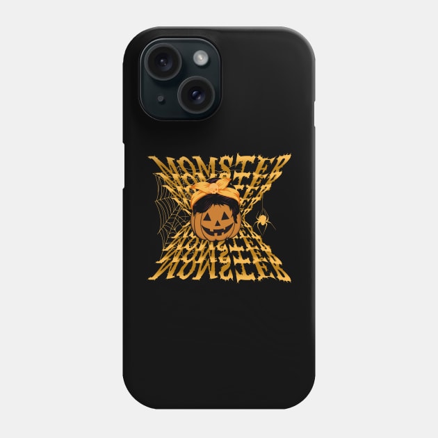 Momster-Flip Text Mirror Typography Phone Case by ARTSYVIBES111