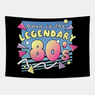 80s vintage retro style quotes Tapestry