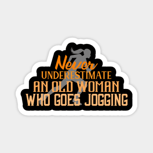 Jogging Funny Quote Magnet