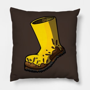 Muddy Boots Pillow