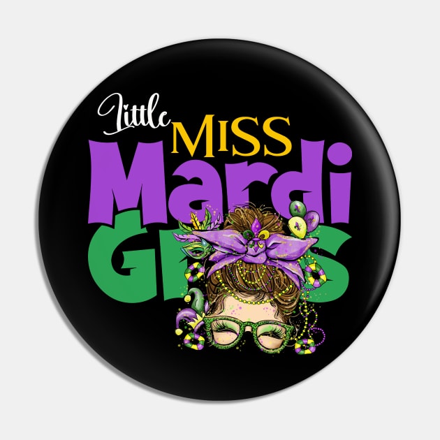 Little Miss Mardi Gras Pin by Etopix