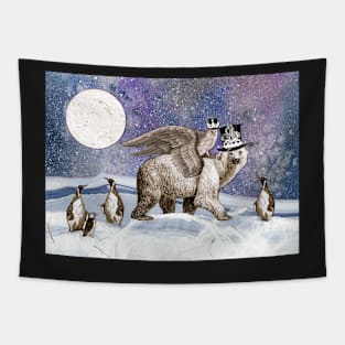 Polar Holiday Travel Tapestry